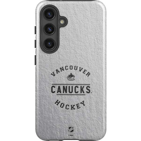 NHL Vancouver Canucks Black Text Galaxy S24 Plus Impact Case