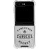 NHL Vancouver Canucks Black Text Galaxy Z Flip5 5G Clear Case