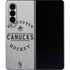 NHL Vancouver Canucks Black Text Galaxy Z Fold4 5G Skin