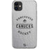 NHL Vancouver Canucks Black Text iPhone 11 Clear Case