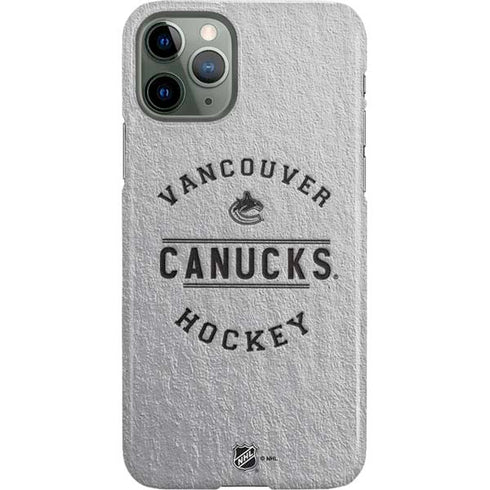 NHL Vancouver Canucks Black Text iPhone 11 Pro Lite Case