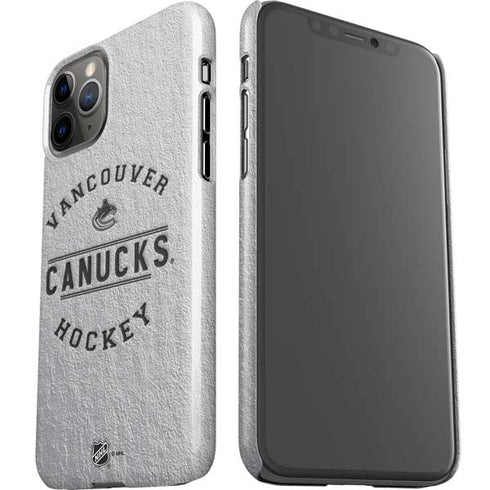 NHL Vancouver Canucks Black Text iPhone 11 Pro Lite Case