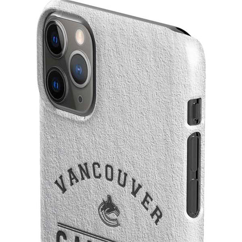 NHL Vancouver Canucks Black Text iPhone 11 Pro Max Lite Case