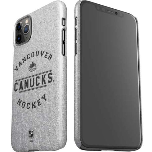 NHL Vancouver Canucks Black Text iPhone 11 Pro Max Lite Case