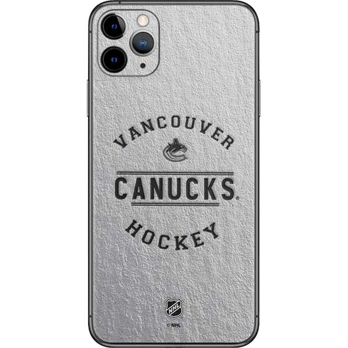 NHL Vancouver Canucks Black Text iPhone 11 Pro Max Skin