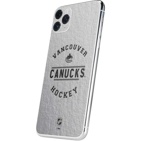 NHL Vancouver Canucks Black Text iPhone 11 Pro Max Skin