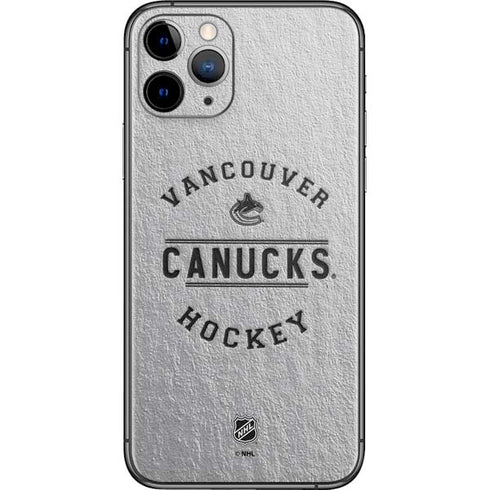 NHL Vancouver Canucks Black Text iPhone 11 Pro Skin