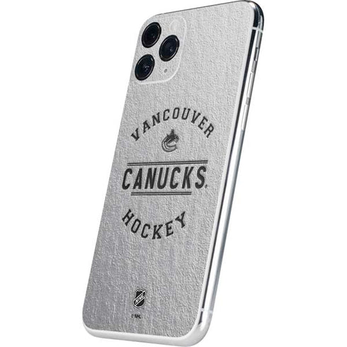 NHL Vancouver Canucks Black Text iPhone 11 Pro Skin