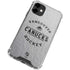 NHL Vancouver Canucks Black Text iPhone 12 Clear Case