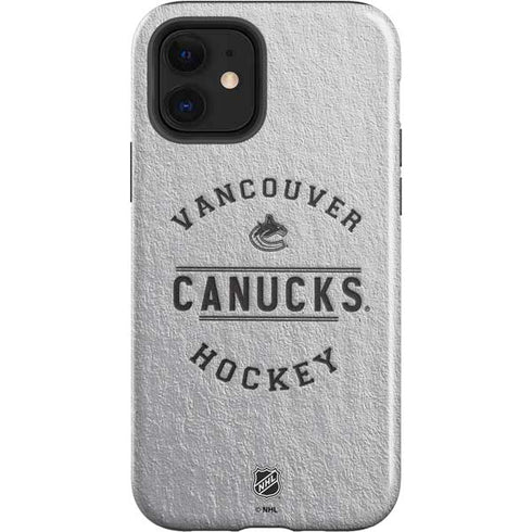 NHL Vancouver Canucks Black Text iPhone 12 Impact Case