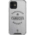 NHL Vancouver Canucks Black Text iPhone 12 Mini Clear Case