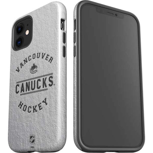 NHL Vancouver Canucks Black Text iPhone 12 Mini Impact Case