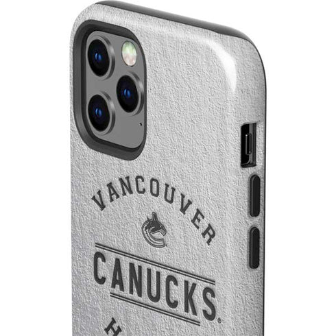 NHL Vancouver Canucks Black Text iPhone 12 Pro Impact Case
