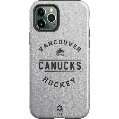 NHL Vancouver Canucks Black Text iPhone 12 Pro Max Impact Case
