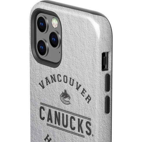 NHL Vancouver Canucks Black Text iPhone 12 Pro Max Impact Case