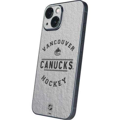 NHL Vancouver Canucks Black Text iPhone 13 Mini Skin