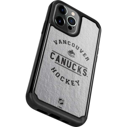 NHL Vancouver Canucks Black Text iPhone 13 Pro Cargo Case