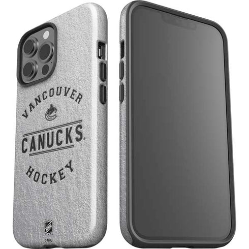 NHL Vancouver Canucks Black Text iPhone 13 Pro Max Impact Case