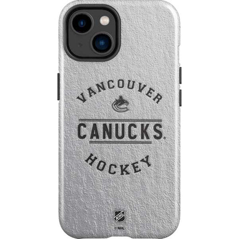 NHL Vancouver Canucks Black Text iPhone 14 Plus Impact Case