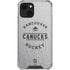 NHL Vancouver Canucks Black Text iPhone 14 Plus Clear Case
