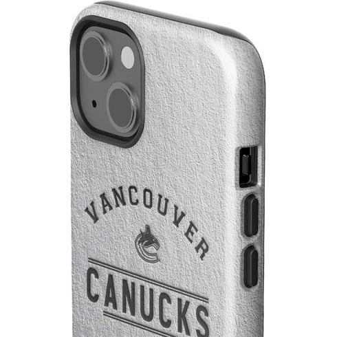 NHL Vancouver Canucks Black Text iPhone 15 Impact Case