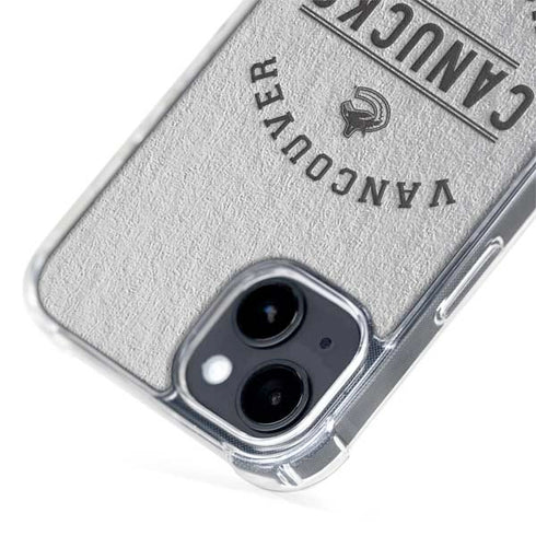 NHL Vancouver Canucks Black Text iPhone 15 Plus MagSafe Case