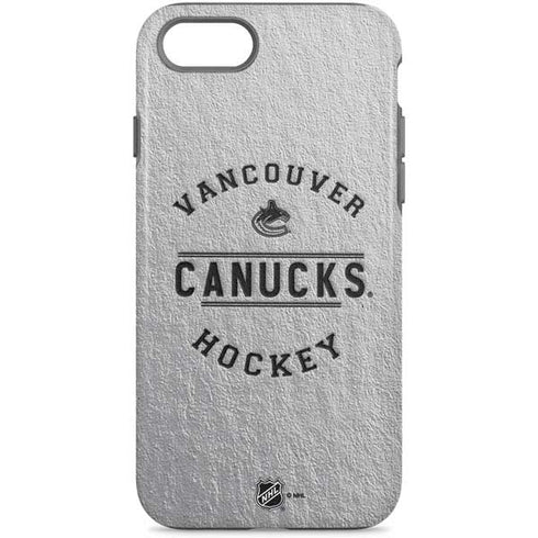 NHL Vancouver Canucks Black Text iPhone 8 Pro Case