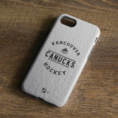 NHL Vancouver Canucks Black Text iPhone 8 Pro Case
