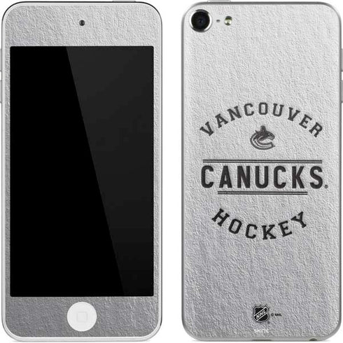 NHL Vancouver Canucks Black Text Apple iPod Skin