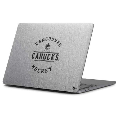 NHL Vancouver Canucks Black Text Apple MacBook Pro 13-inch Skin