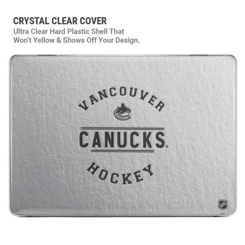NHL Vancouver Canucks Black Text MacBook Pro 15in (2016-19) Case plus Skin