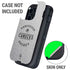 NHL Vancouver Canucks Black Text Otterbox Defender iPhone Skin