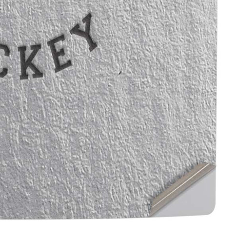 NHL Vancouver Canucks Black Text PS5 Slim Disk Console Skin