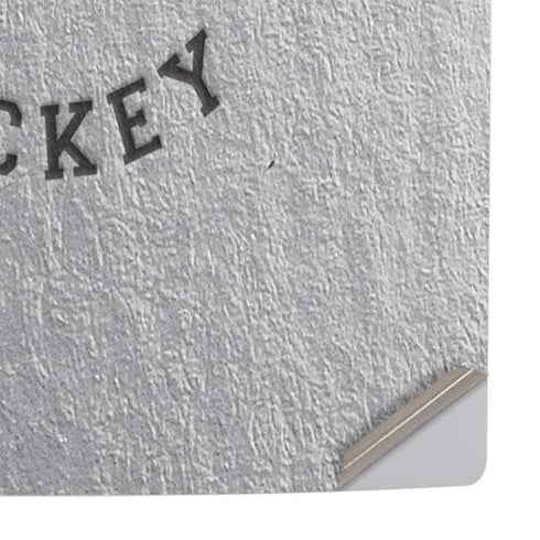 NHL Vancouver Canucks Black Text PS5 Slim Digital Edition Console Skin