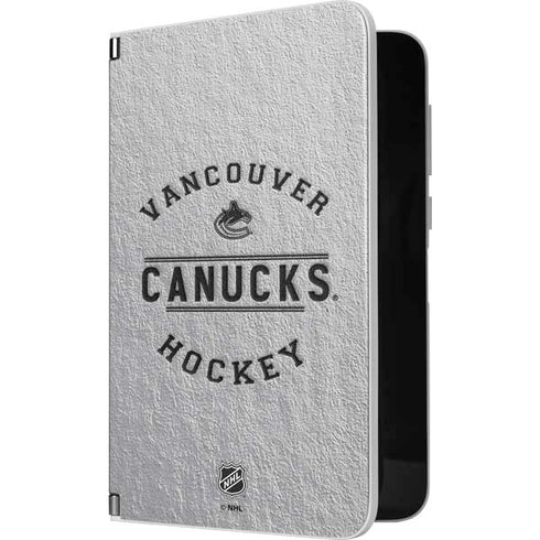 NHL Vancouver Canucks Black Text Surface Duo Skin