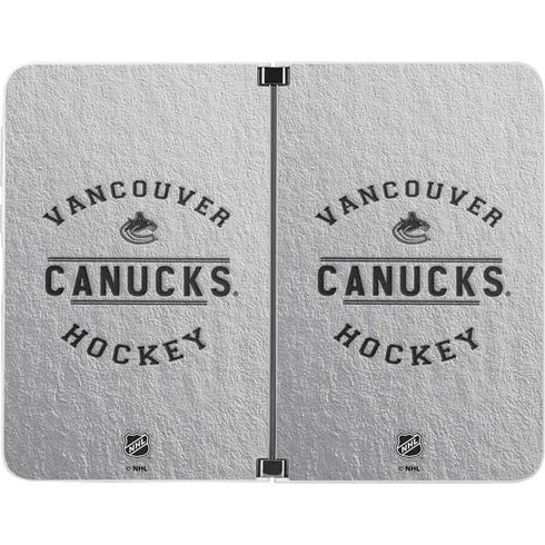 NHL Vancouver Canucks Black Text Surface Duo Skin