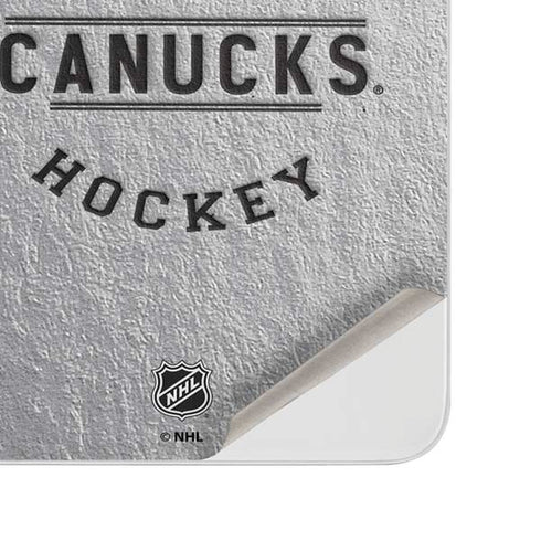 NHL Vancouver Canucks Black Text Surface Duo Skin