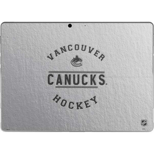 NHL Vancouver Canucks Black Text Surface Pro 9 Skin