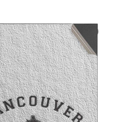 NHL Vancouver Canucks Black Text Xbox Series X Console Skin