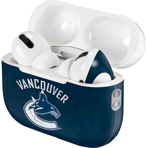 NHL Vancouver Canucks Distressed AirPods Pro 2nd Gen Skin