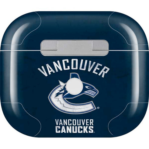 NHL Vancouver Canucks Distressed Apple AirPods (3rd Gen 2021) Skin