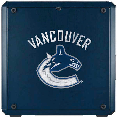 NHL Vancouver Canucks Distressed Cooler Master MasterBox Q300L Mini Tower Skin