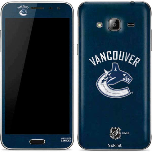 NHL Vancouver Canucks Distressed Galaxy J3 Skin