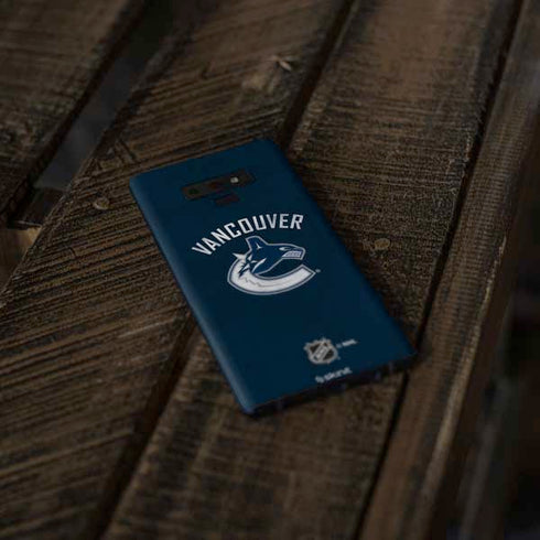 NHL Vancouver Canucks Distressed Galaxy Note 9 Skin