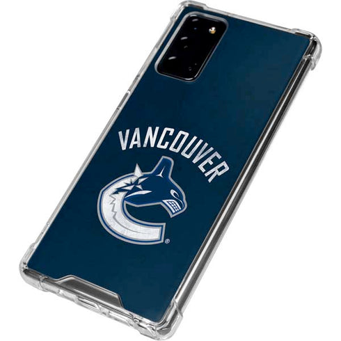 NHL Vancouver Canucks Distressed Galaxy Note20 5G Clear Case