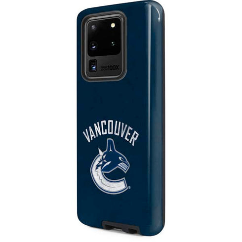 NHL Vancouver Canucks Distressed Galaxy S20 Ultra 5G Pro Case