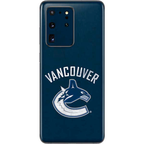 NHL Vancouver Canucks Distressed Galaxy S20 Ultra 5G Skin