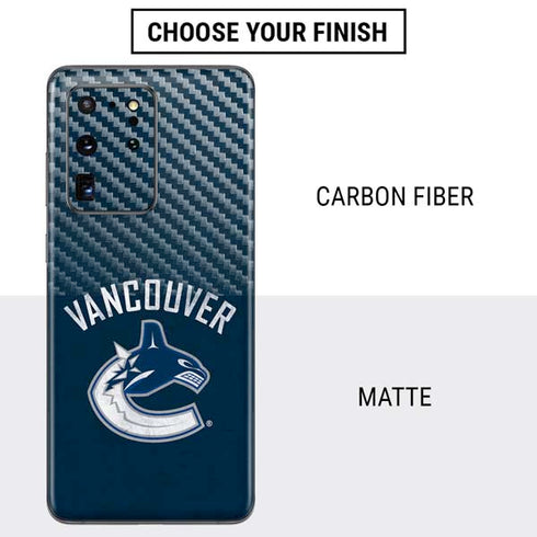 NHL Vancouver Canucks Distressed Galaxy S20 Ultra 5G Skin