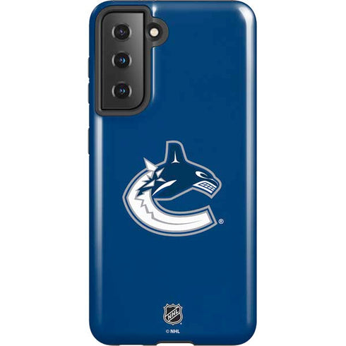 NHL Vancouver Canucks Distressed Galaxy S21 5G Pro Case