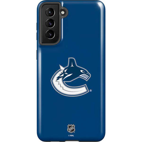 NHL Vancouver Canucks Distressed Galaxy S21 FE Pro Case